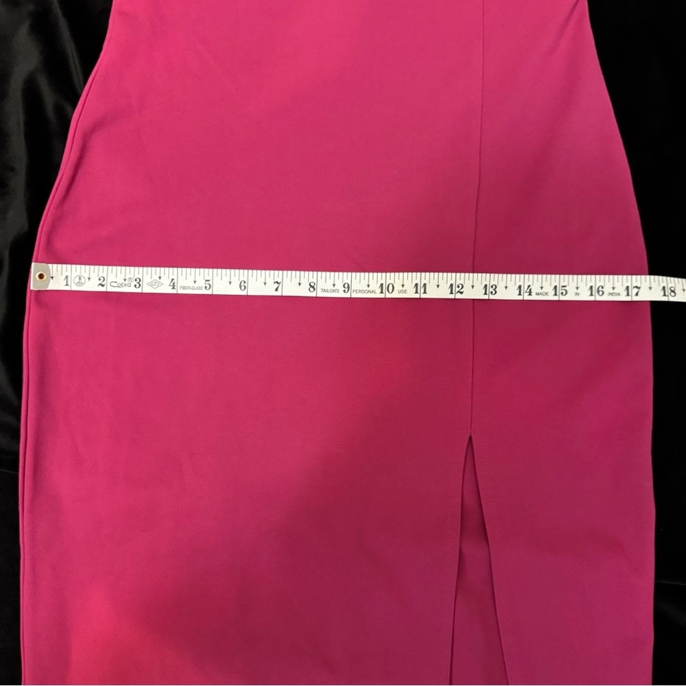 NWT! Lovers + Friends Lucie Midi Dress in Fuchsia Size Medium - Picture 9 of 13